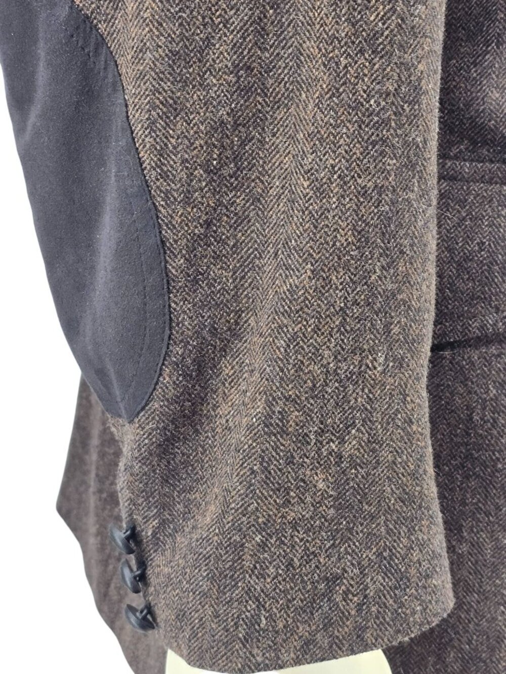 Pendleton Mens Wool Brown Herringbone Western Blazer Size 48 - Picture 3 of 9